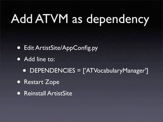Developing for Plone using ArchGenXML / ArgoUML