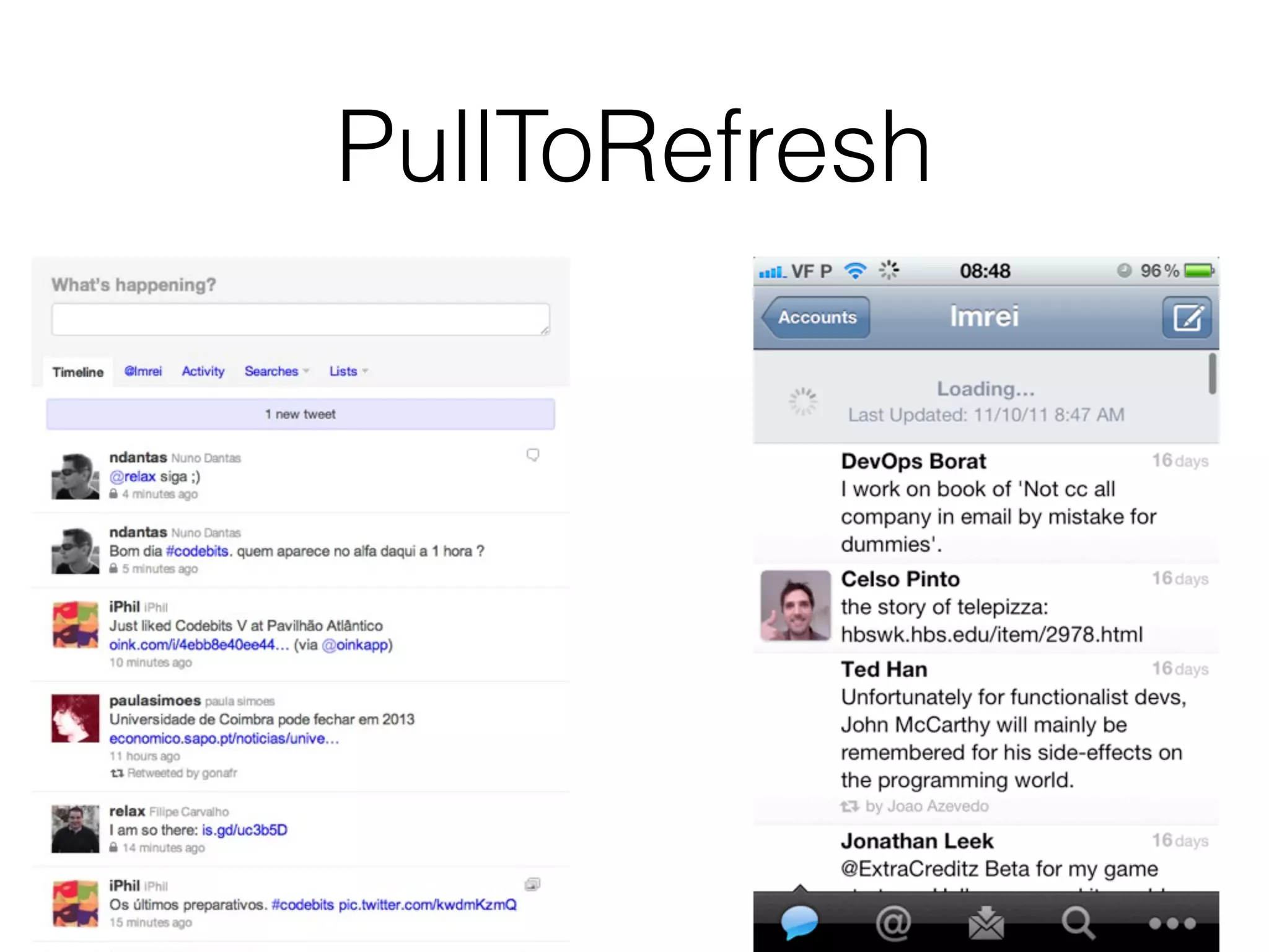 PullToRefresh
 