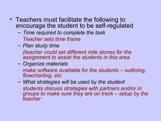 Developing metacognitive-skills | PPT