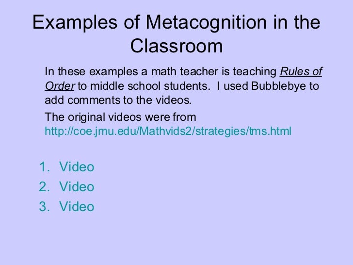 developing metacognitive skills in your students metacognitive skills