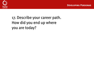 Buyer Persona Development Template
19. Where in the world are they located?
 