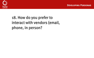 Buyer Persona Development Template
20. What challenges are they facing in
their job?
 