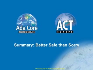 Developing Software that Matters II