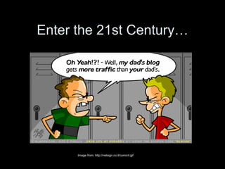 Enter the 21st Century… Image from: http://netsign.co.il/comic4.gif 