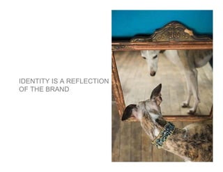 IDENTITY IS A REFLECTION
OF THE BRAND
 