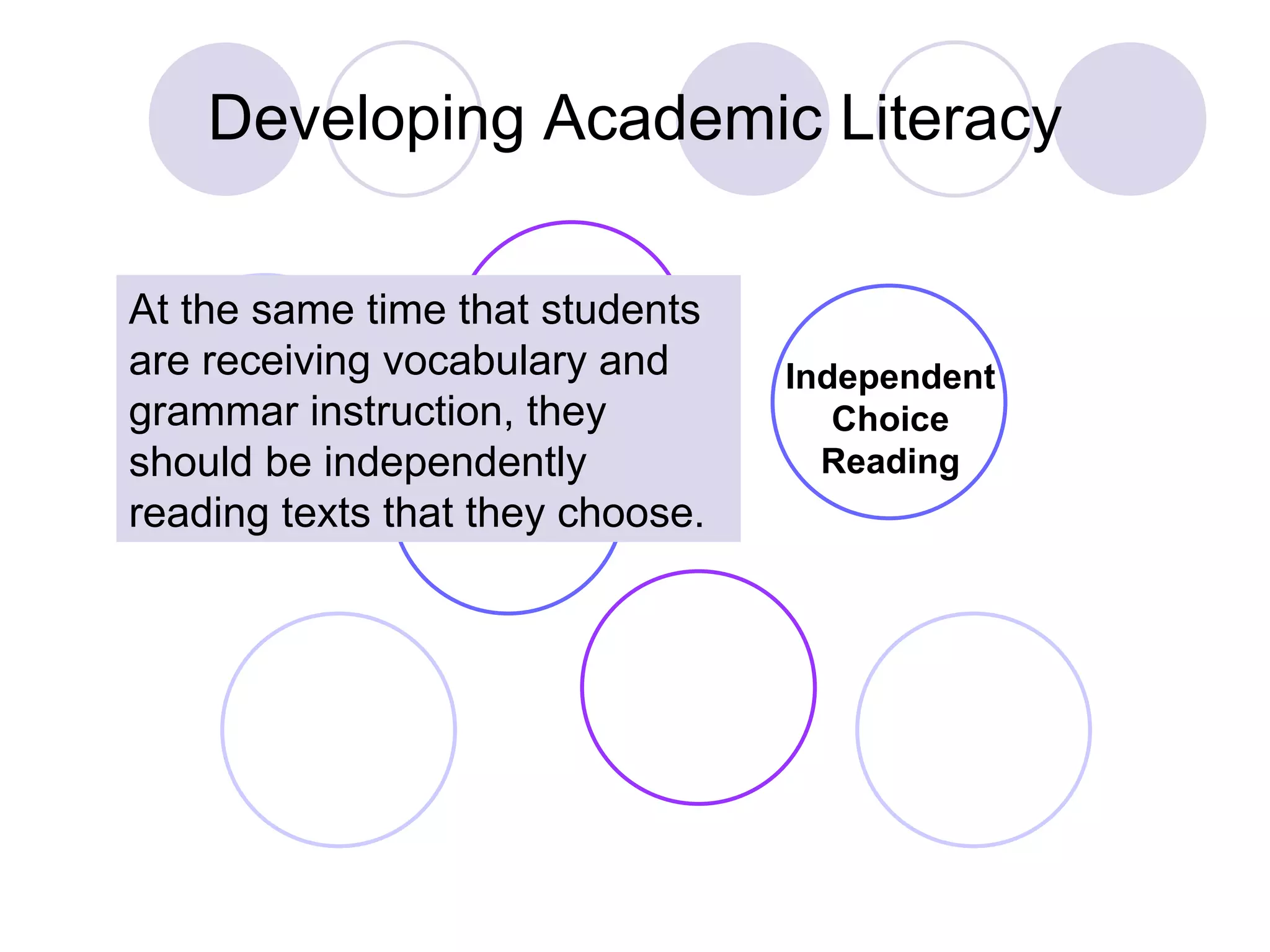 Developing Academic Literacy Ppt