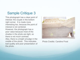 Developing a critical eye ppt | PPTX