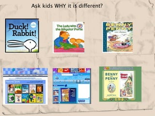 Ask kids WHY it is different?
 