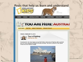 Posts that help us learn and understand   
 