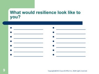 What would resilience look like to you? ________________ ________________ ________________ ________________ ________________ ________________ ________________ ________________ ________________ ________________ ________________ ________________ ________________ ________________ 