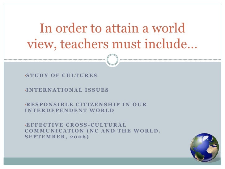 Developing a global perspective in teacher education ppt2