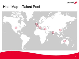 Heat Map – Talent Pool
10
 