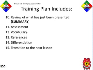 Developing a lesson plan | PPTX