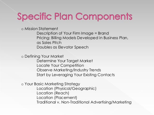 Business plan for law firms