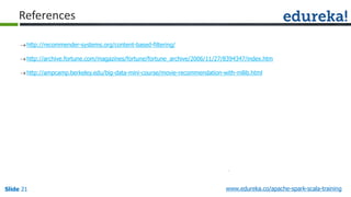 Developing a Movie recommendation Engine with Spark | PDF
