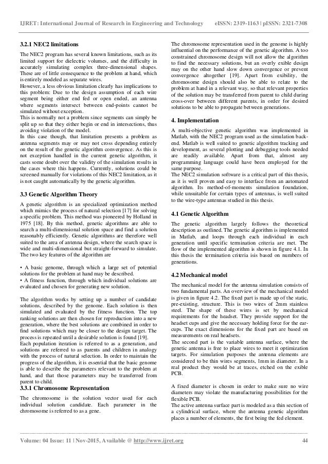 Phd thesis genetic algorithms