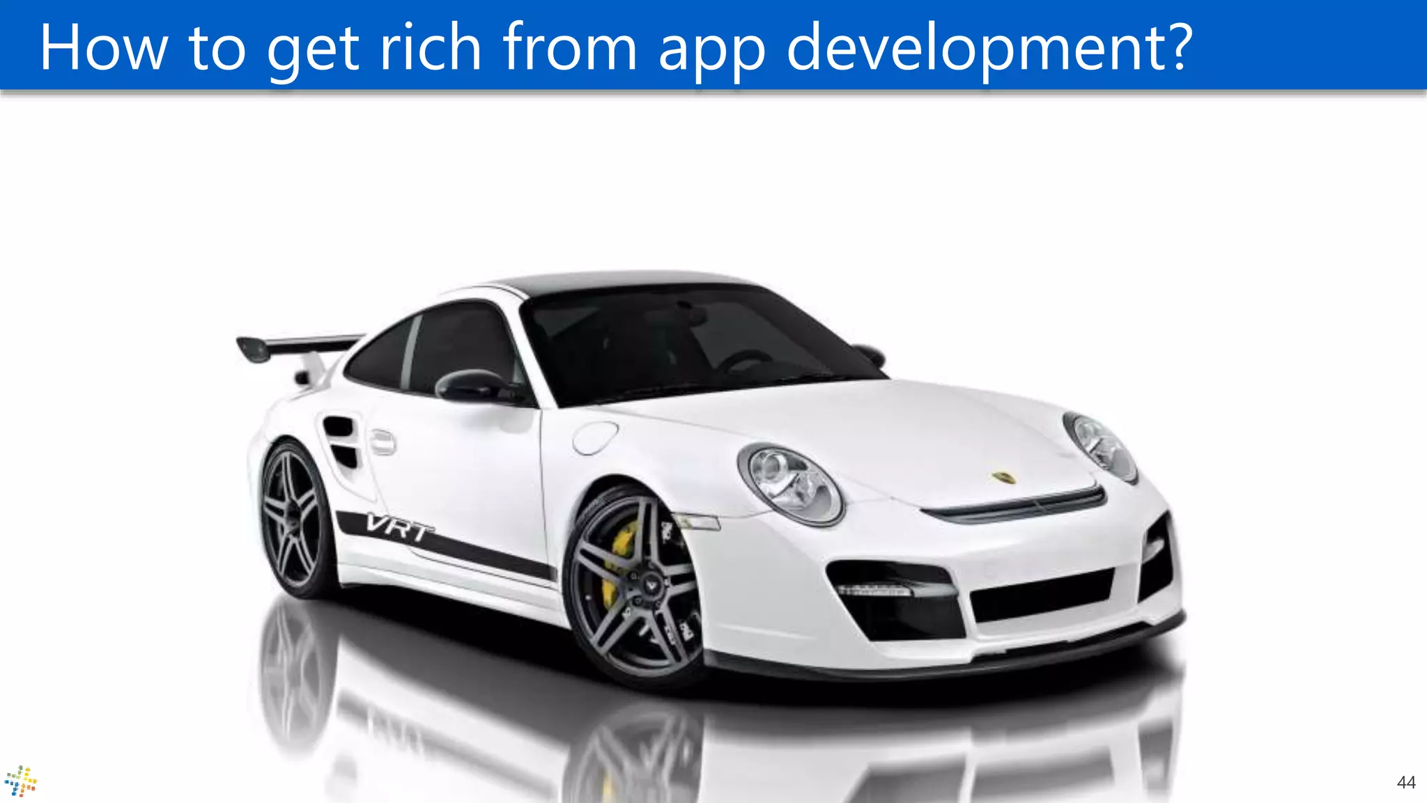 How to get rich from app development?
44
 