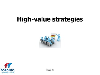 Page 17Putting a strategy in place 