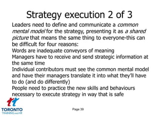 Page 7Strategy execution