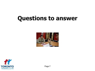 Services for job seekersPage 5Questions to ask