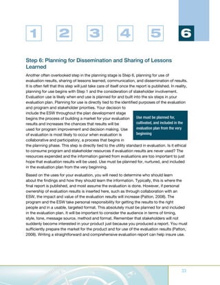 Developing an effective evaluation plan | PDF