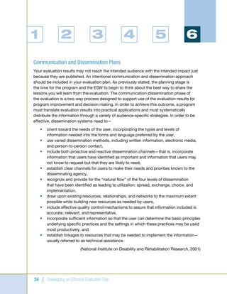Developing an effective evaluation plan | PDF