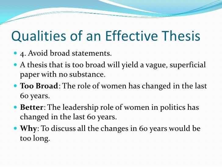 Qualities good phd thesis
