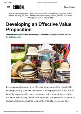 Developing an Effective Value Proposition.pdf