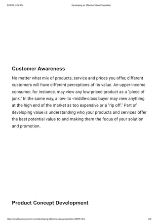 Developing an Effective Value Proposition.pdf