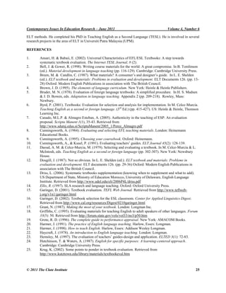 Developing an EL Textbook Evaluation Checklist | PDF