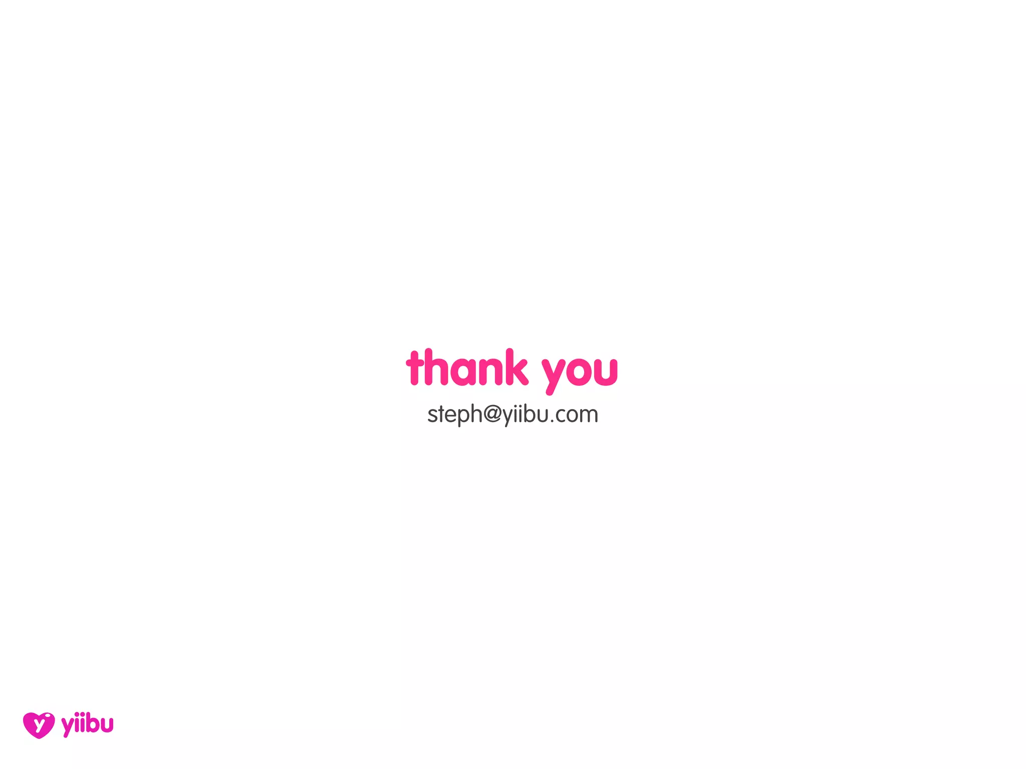 thank you
steph@yiibu.com
 