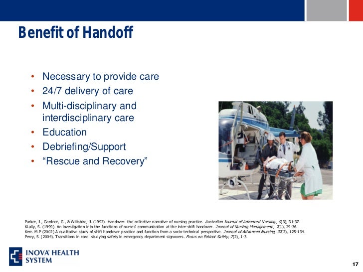 Inova Health System: Developing a patient centered approach to handof…
