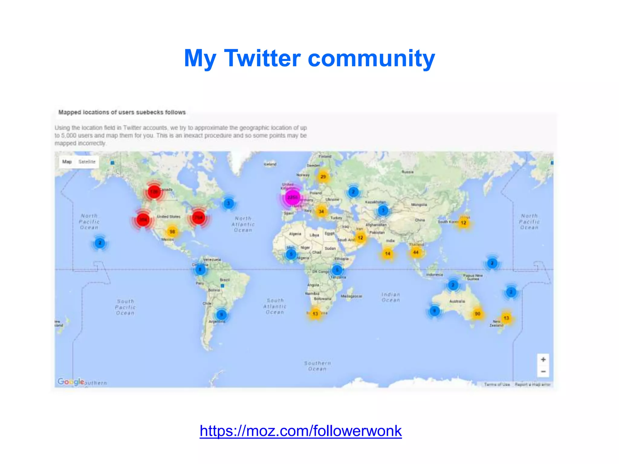 https://moz.com/followerwonk
My Twitter community
 