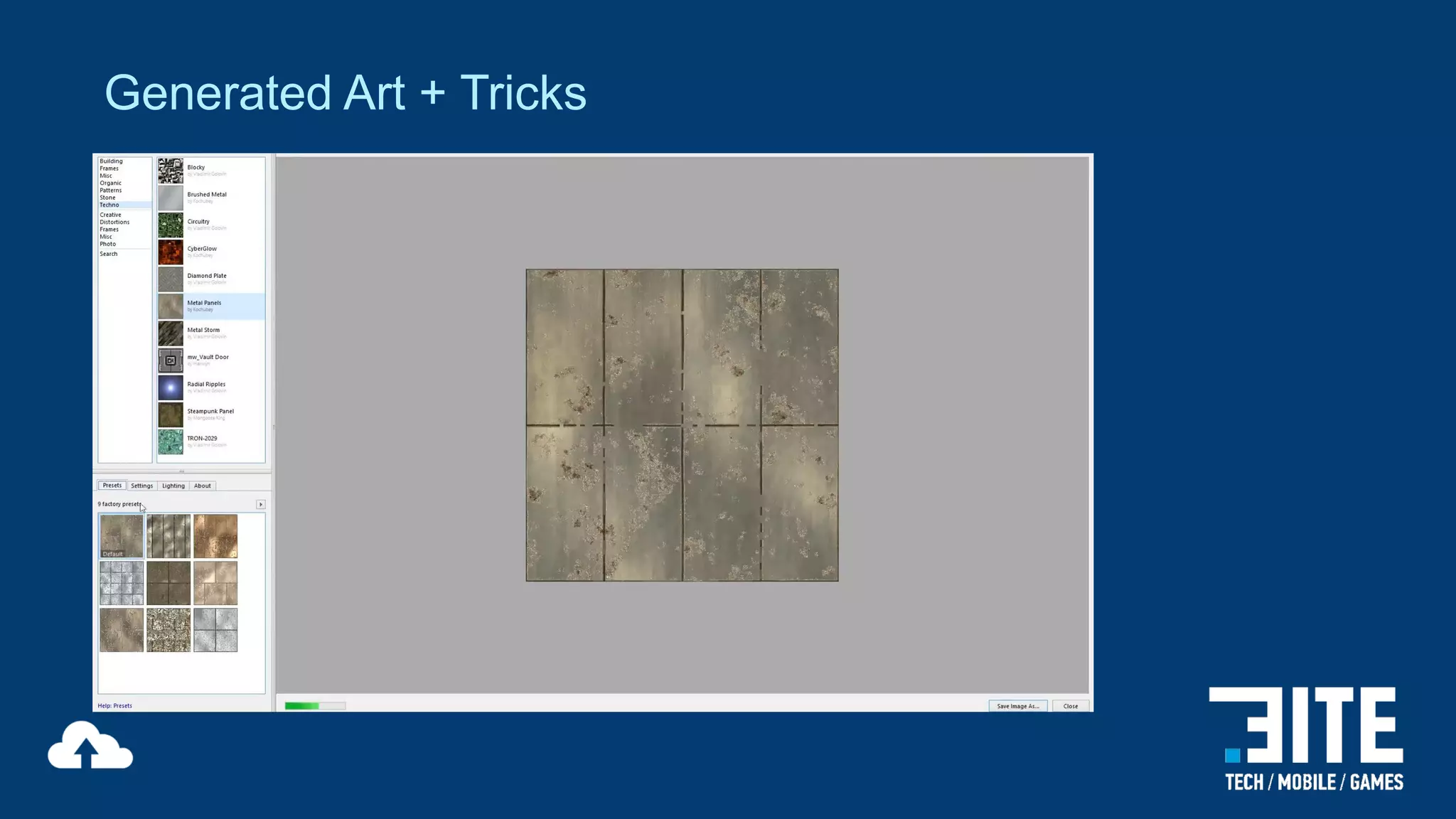 Generated Art + Tricks

 