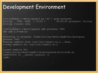 Developing A Procedural Language For Postgre Sql