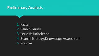 Developing a research strategy | PPTX