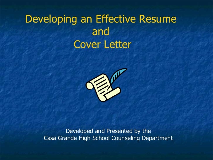 resume writing powerpoint presentation