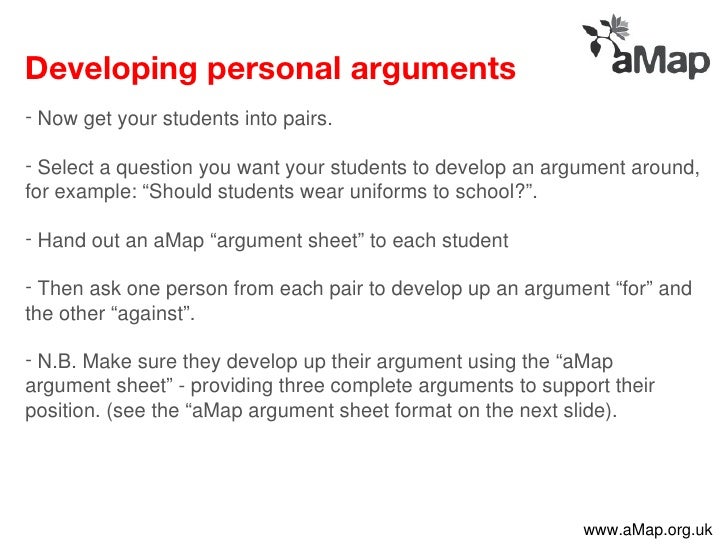 Academic argument picture
