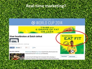 Real-time marketing?
 