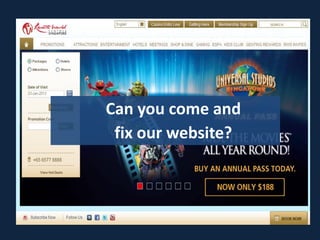 John Sinke
November 2012
Can you come and fix
our website?
Can you come and
fix our website?
 