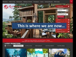 John Sinke
November 2012
This is where we are now…
 