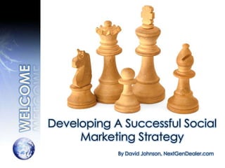 WELCOME Developing A Successful Social Marketing Strategy By David Johnson, NextGenDealer.com 