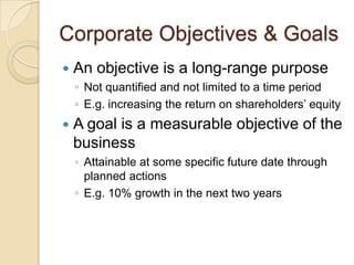 Developing A Strategic Business Plan