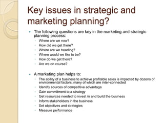 Developing A Strategic Business Plan