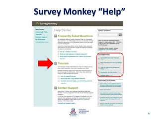 Survey Monkey “Help”4