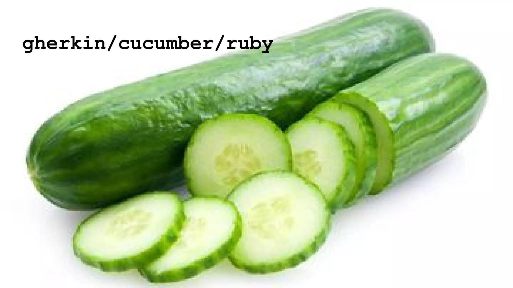 gherkin/cucumber/ruby
 