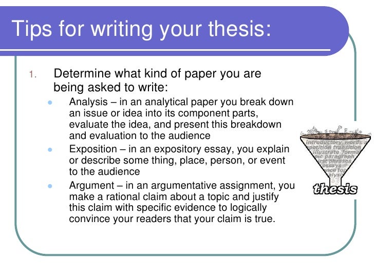 Writing good thesis essay