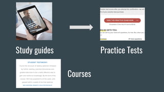 Study guides Practice Tests
Courses
 