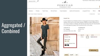 Aggregated /
Combined
 