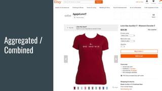 Aggregated /
Combined
 